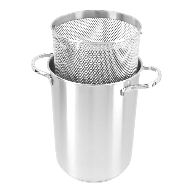 4.8 qt Asparagus/Pasta Cooker Set, 18/10 Stainless Steel