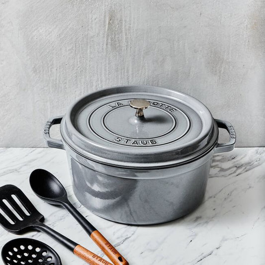 4 qt, Round, Dutch Oven, Graphite Grey