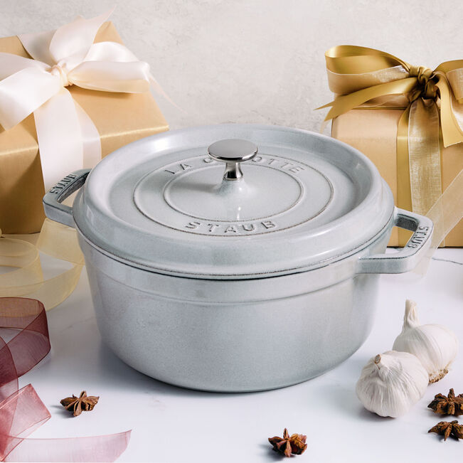 4 qt, Round, Dutch Oven, Graphite Grey