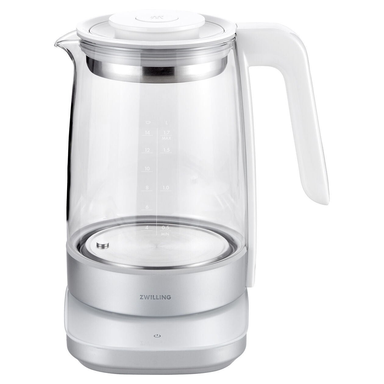 1.7 l, Glass Kettle - Silver