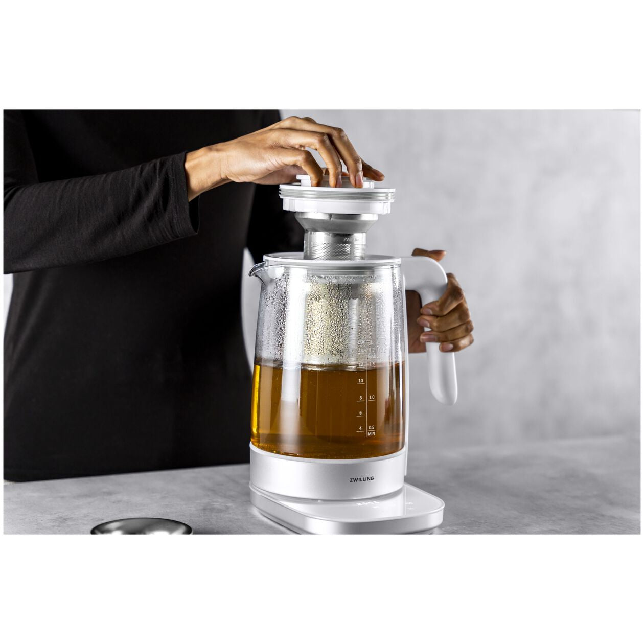 1.7 l, Glass Kettle - Silver