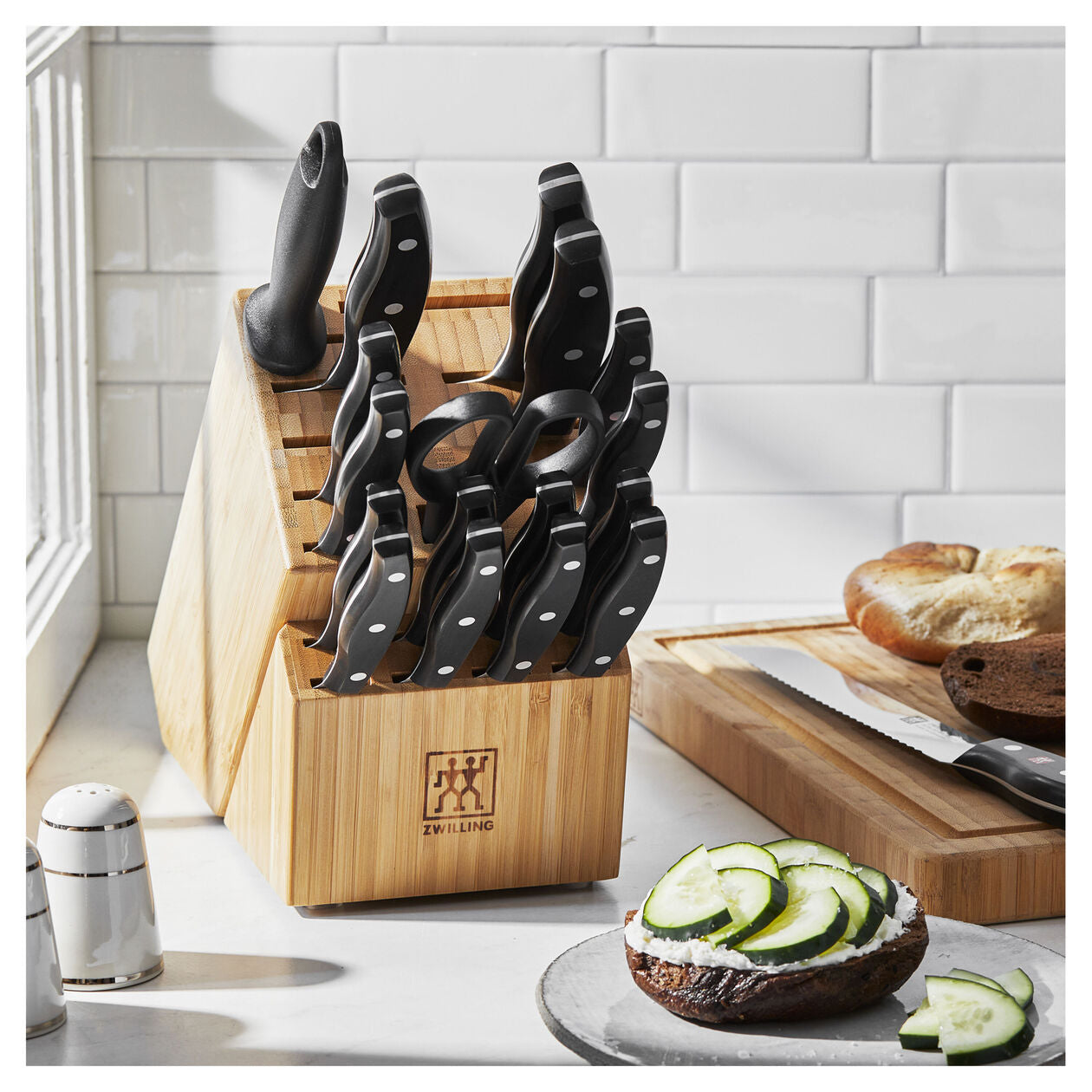 19-pc, Knife Block Set, natural