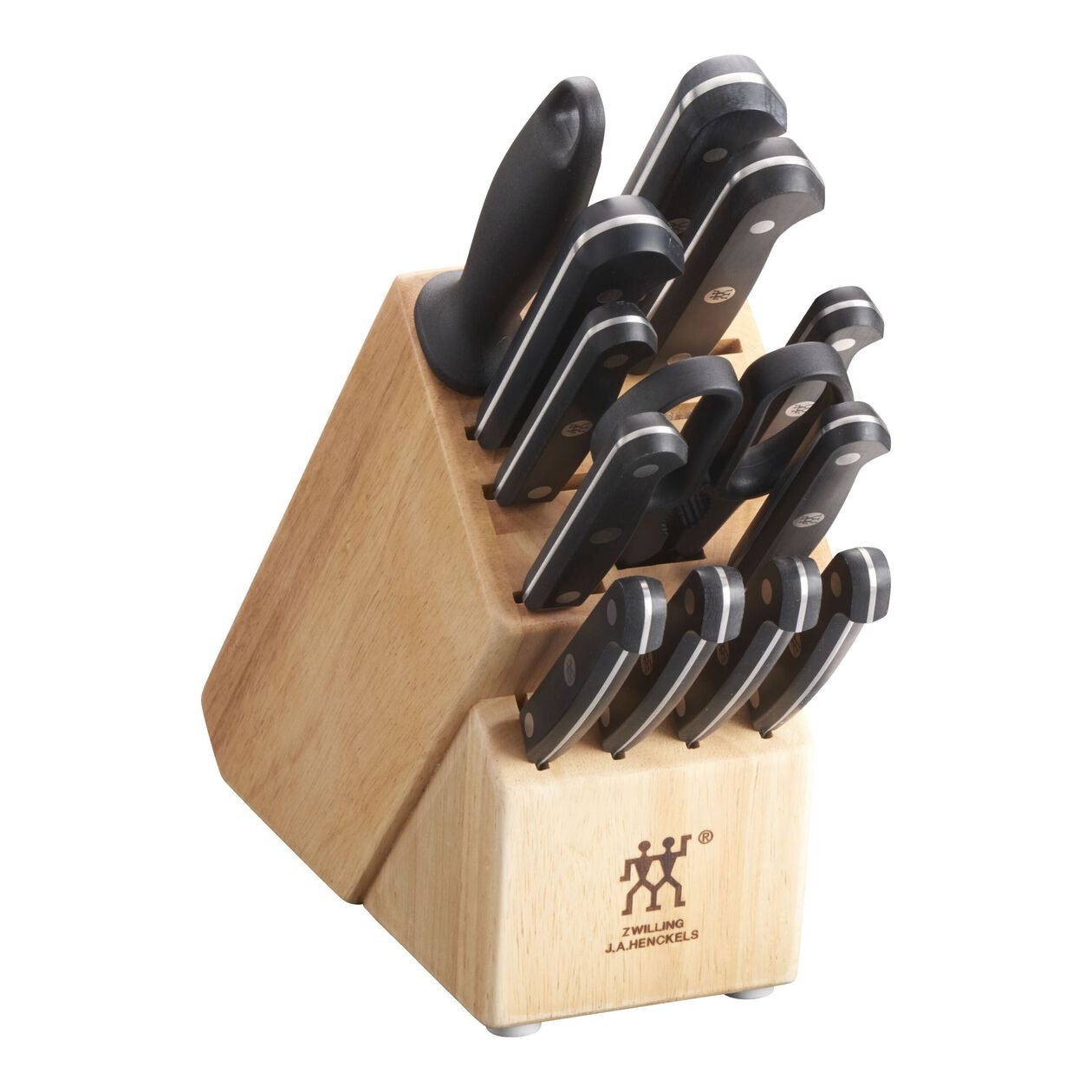 14-pc, Knife block set, natural