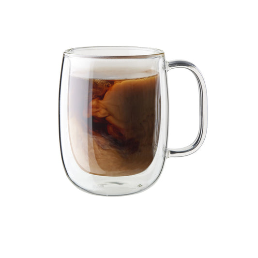 12-oz-/-2-pc Coffee Glass Mug Set