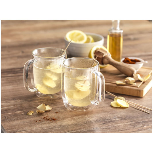 12-oz-/-2-pc Coffee Glass Mug Set