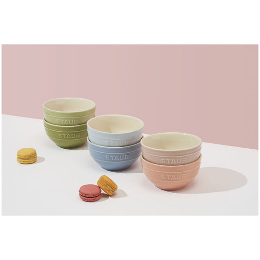 4.5-inch / 6-pc, Bowl set macaron, mixed colors
