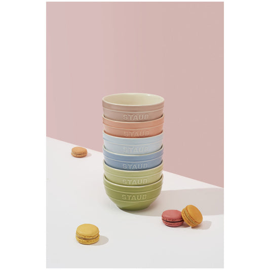 4.5-inch / 6-pc, Bowl set macaron, mixed colors