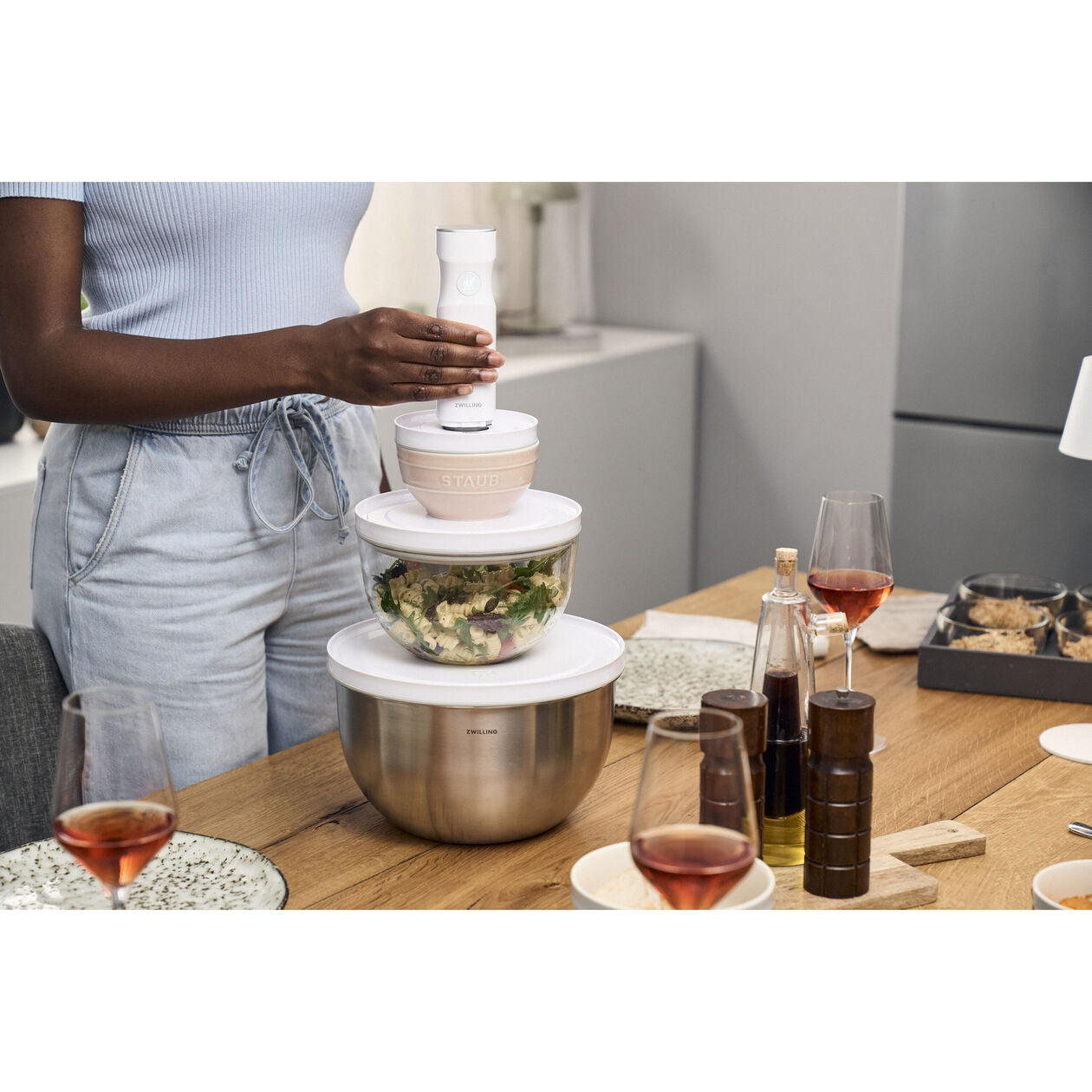 4.5-inch / 6-pc, Bowl set macaron, mixed colors