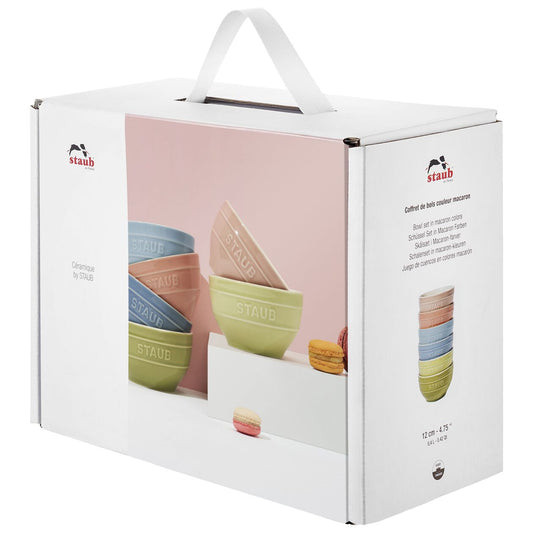 4.5-inch / 6-pc, Bowl set macaron, mixed colors