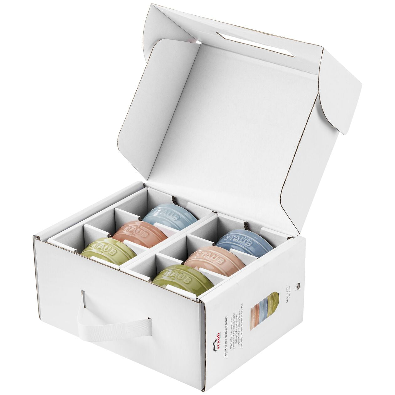 4.5-inch / 6-pc, Bowl set macaron, mixed colors