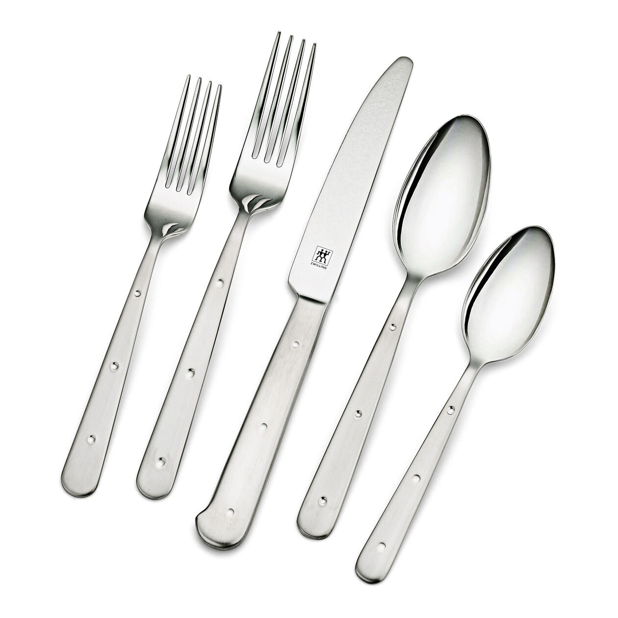 45-pc, 18/10 Stainless Steel, Flatware Set, Silver