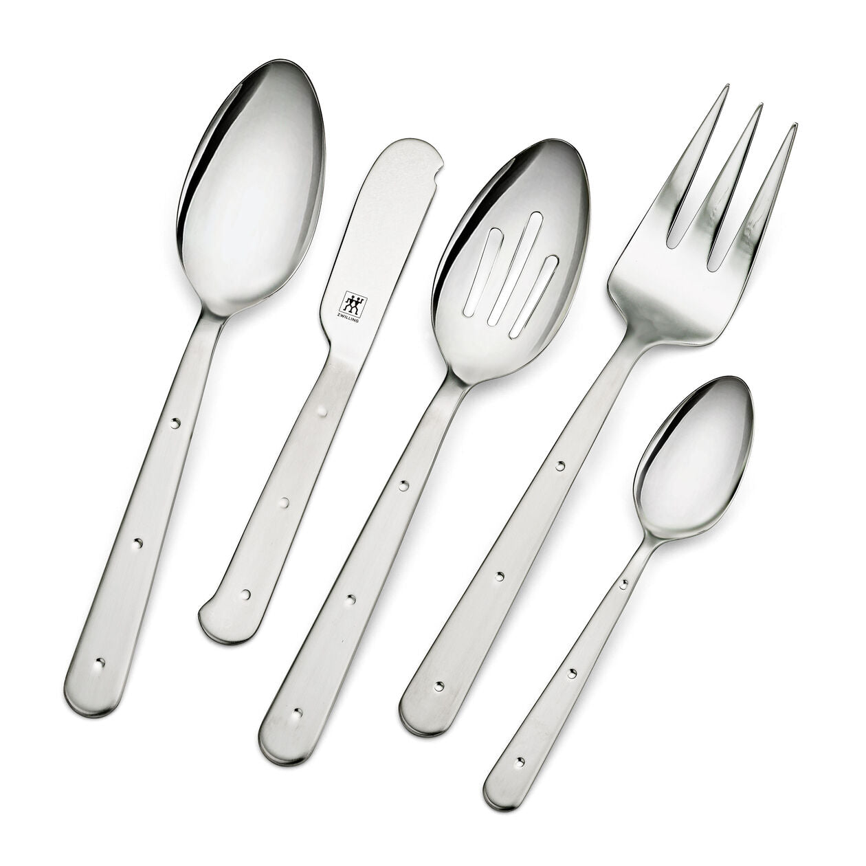 45-pc, 18/10 Stainless Steel, Flatware Set, Silver