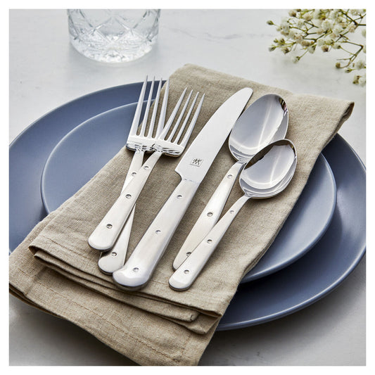 45-pc, 18/10 Stainless Steel, Flatware Set, Silver