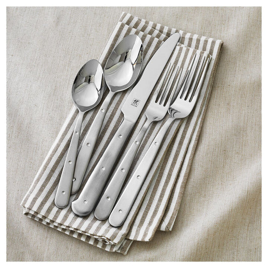 45-pc, 18/10 Stainless Steel, Flatware Set, Silver