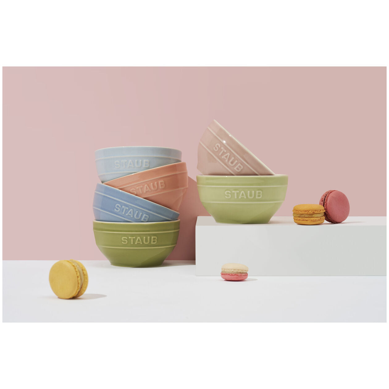 Macaron Bowl set with Vacuum Lid