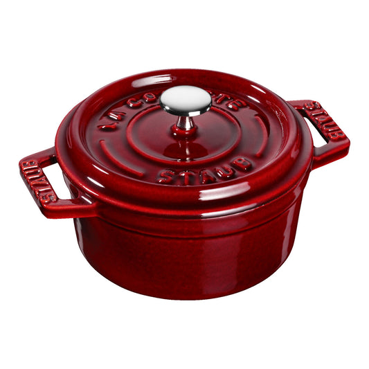 0.275 qt, Mini Round Dutch Oven, grenadine